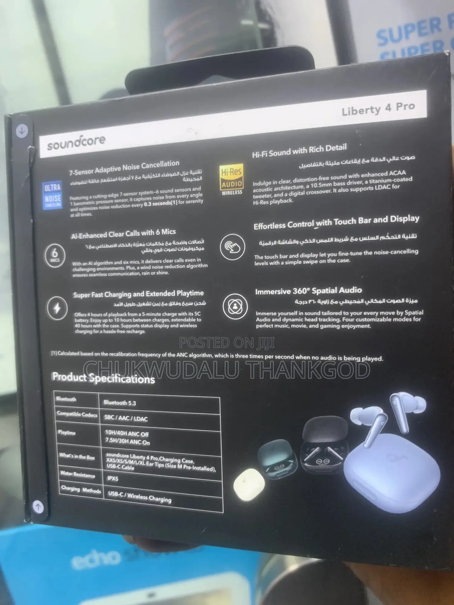 Anker Soundcore Liberty 4 Pro Acaa