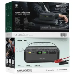 Green Lion Super Capacitor 12v Jump Starter