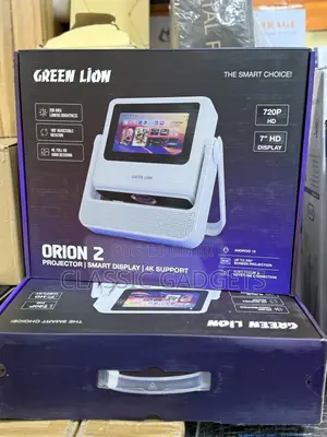 Green Lion Orion 2 Smart Projector With Smart Screen And Support -