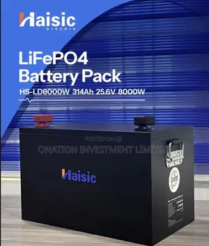 Haisic 8kwh 24v Lithium Battery – Long Backup Power