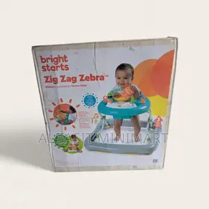 Bright Starts Zig Zag Zebra Walker