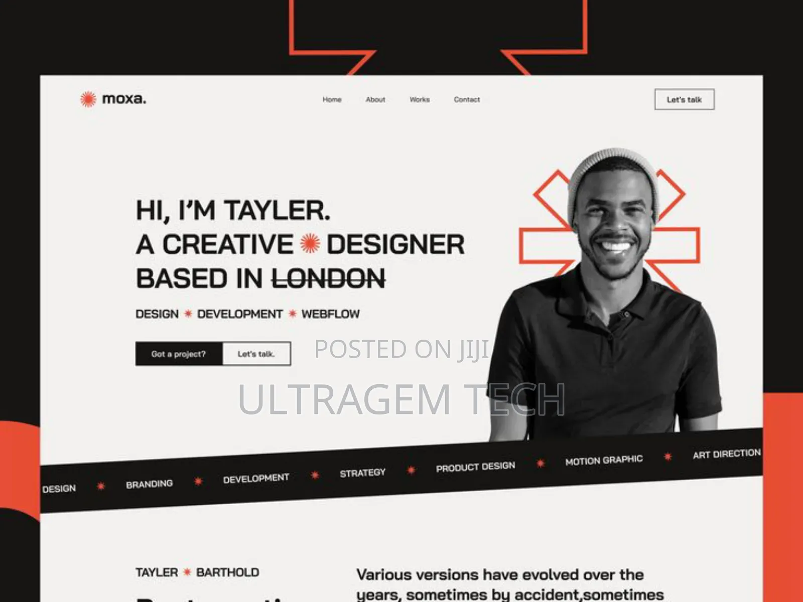 Professional Portfolio Website Development
