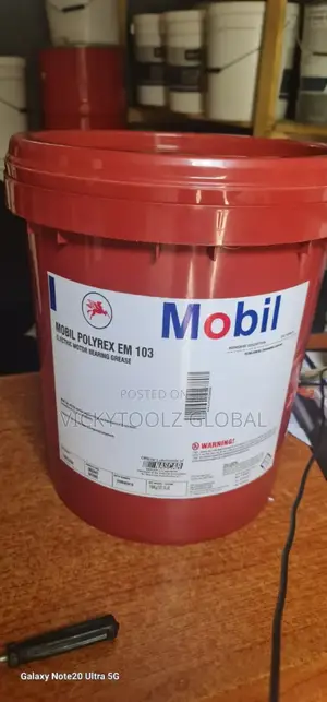 Mobil Polyrex Em 103 Electric Motor Bearing Grease 18kg