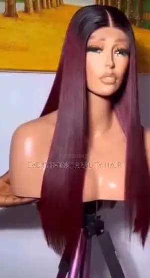 Burgundy Bone Straight