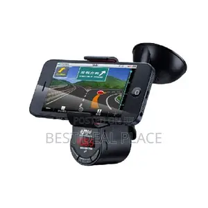 Car Phone Holder Fm Transmitter With Mp3 Player