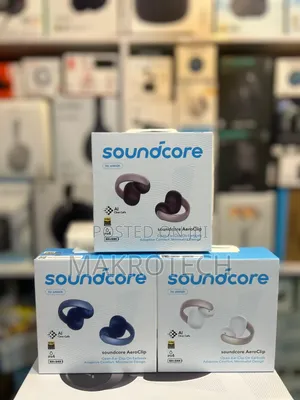 Anker Soundcore Aeroclip Open-Ear Clip-on Earbuds Pink,White,Blue Colo