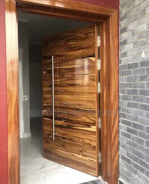 High Quality Mahogany Security Hardwood Door ((74lfs)