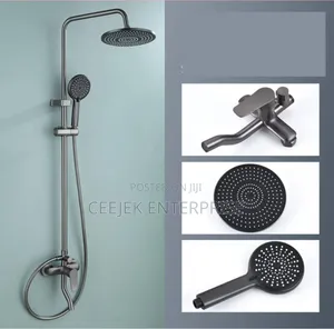 High Quality Gray Shower Set