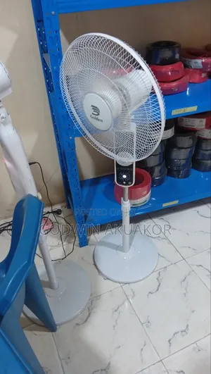 Golden Rechargeable Solar Fan With Bluetooth Speaker
