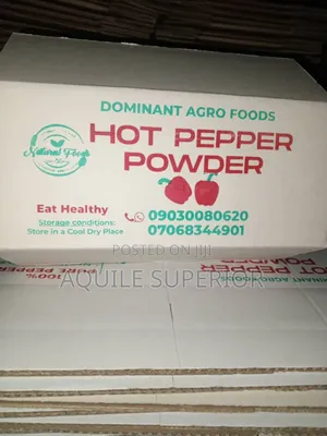 Printed Product Packaging Carton Box | 3-Ply | White-Brown | Lagos