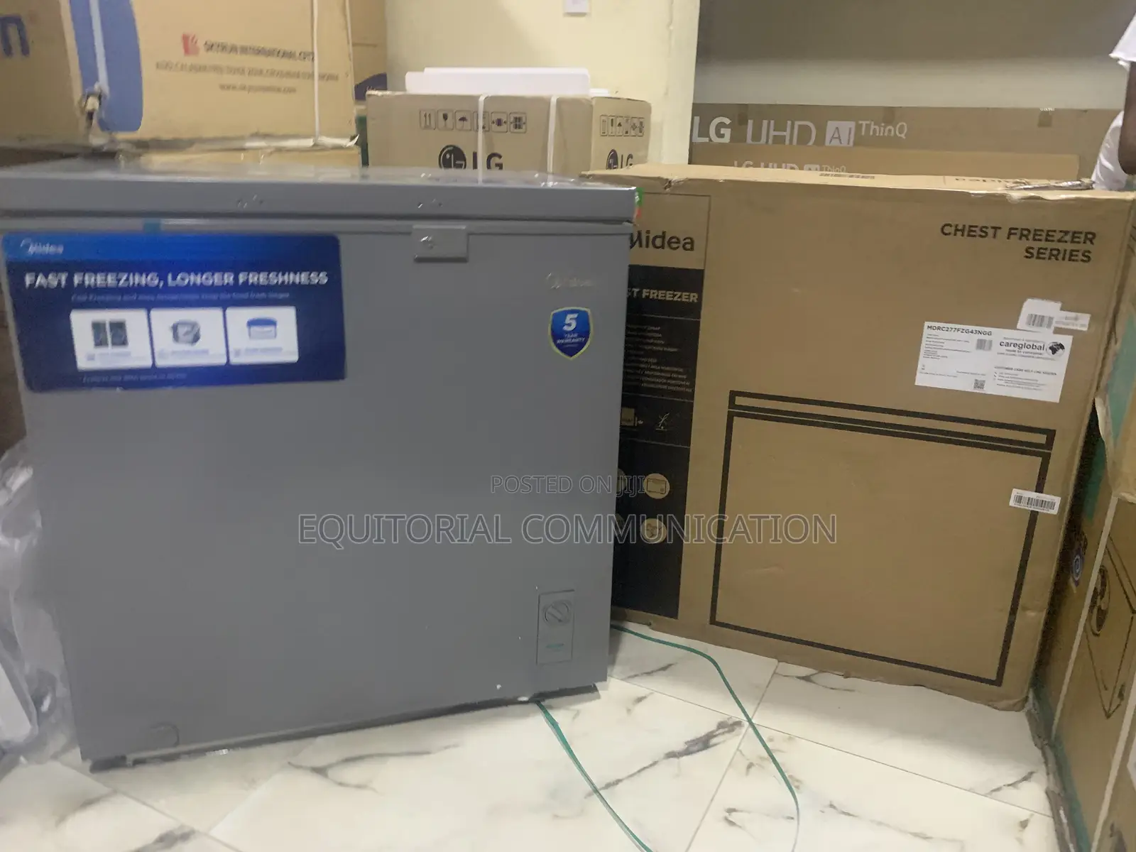 Midea 198l Chest Freezer With Anti-Rust Body