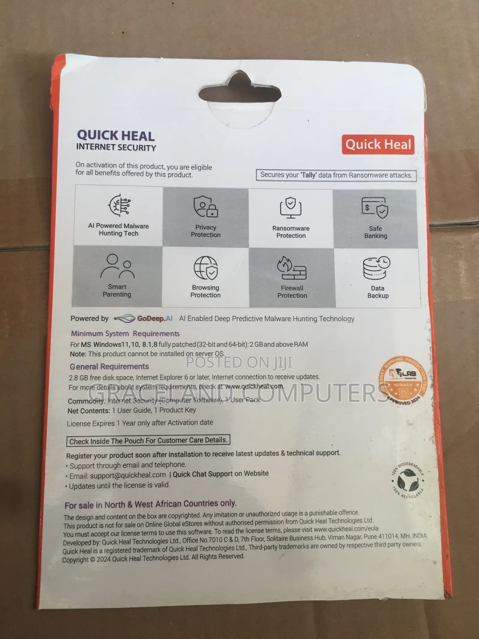 Quick Heal 3user Internet Security (3devices)