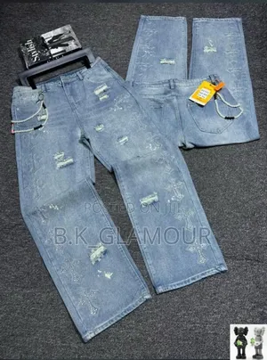 *New Trendy Denim Baggy Jeans* Size 2xl Now in Store