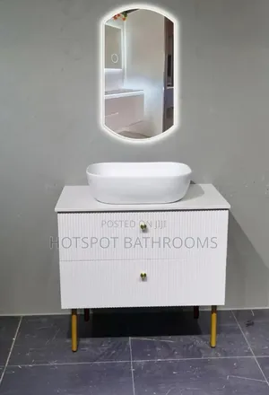 Quality Stylish Bathroom Cabinet With Basin Led Mirror