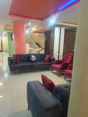 Luxury 7-Seater Fabric Button Sofa Set