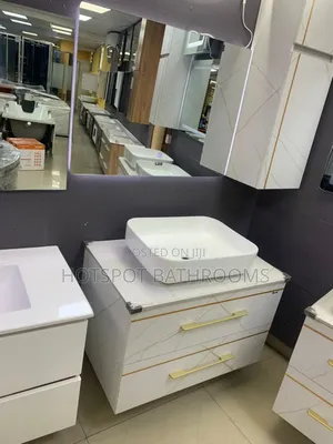Quality Stylish Bathroom Cabinet With Basin Led Mirror