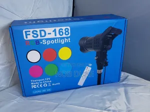 Led Lighting FSD-168 RGB Spotlight With Tripod Stand