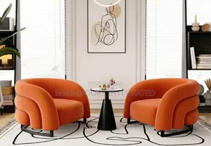 Accent Chair for for Living Room / Modern Curved Lounge Chair