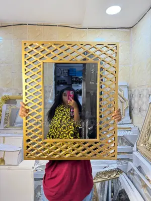 Square Turkey Gold Mirror