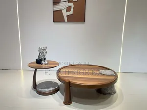 Nordic Minimalist Round Coffee
