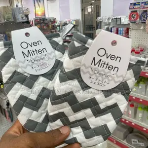 Oven Mitten Chevron (Cotton Polyester) 2 PCS
