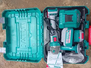 Total 20v Cordless Brushless Angle Grinder Kit.