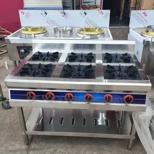 Commercial 6 Burner Cooker