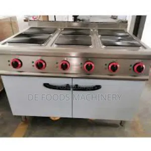 Commercial Electric 6 Hot Plate Cooker With Oven