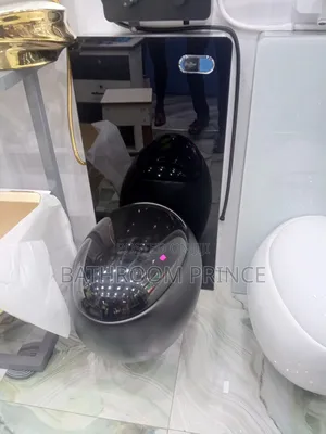 Modern Glass Egg Shape Conceal Water Closet