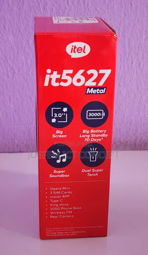New Itel it5627 Black