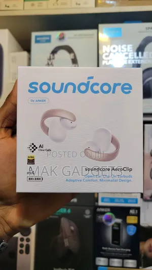 Open Ear Earbuds 12mm Drivers Clip on Soundcore by Anker Aeroclip