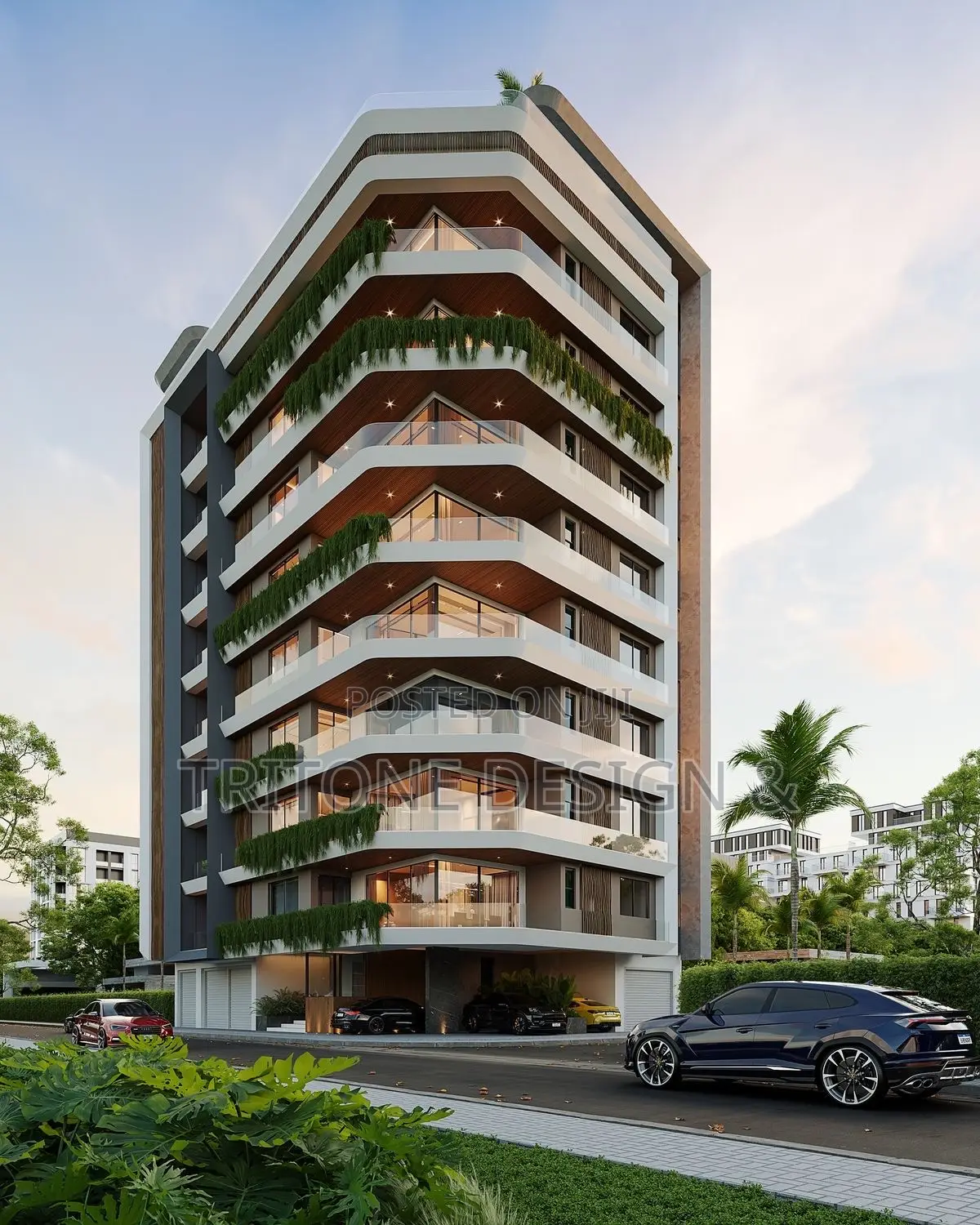 Ultra Modern Hotel Design Visualization