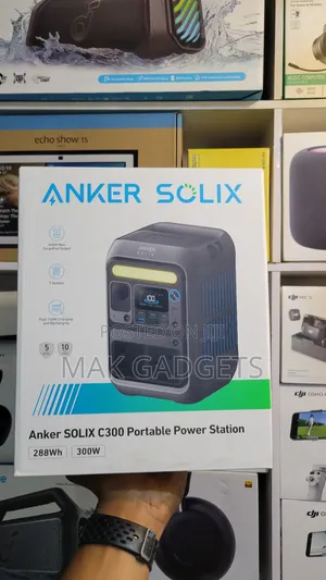 Anker Portable Power Station Solix C300, 288wh Lifepo4 Battery, 300w