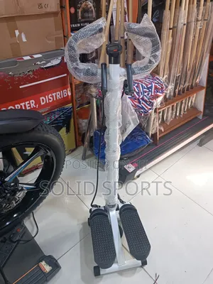 Standing Stepper With Resistant Band