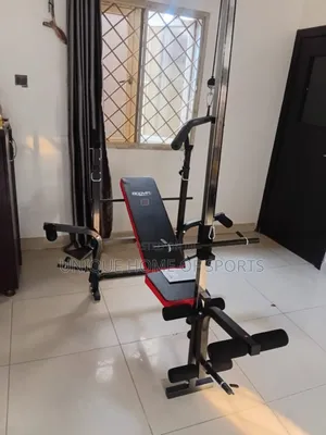 Weight Benche With Lapo With 50kg Dumbbell Set