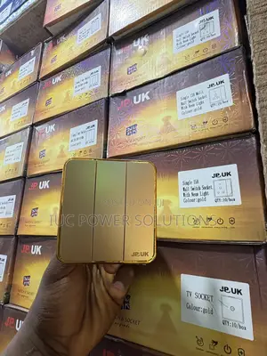 3gang Switch Gold Color