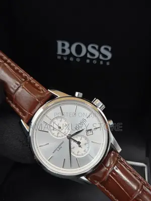 Hugo Boss Genuine Leather Luxury Men's Designer Wristwatches