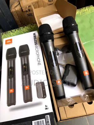 JBL Party Box Mobile Dual Handheld Wireless Microphone