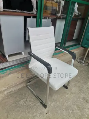 White Visitors Chair/Pastors Chair