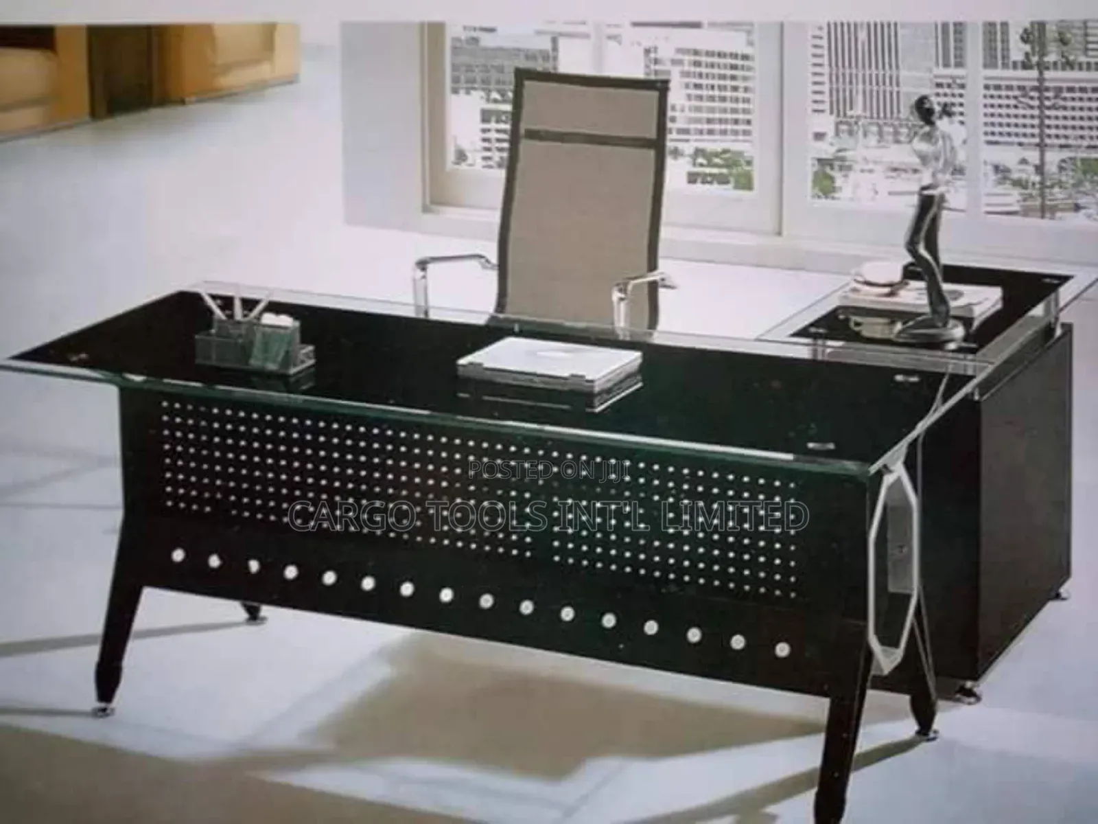 Quality Office Glass Table 1.6m