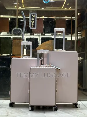 Luxury Set of 3 Aluminum Luggage Boxes