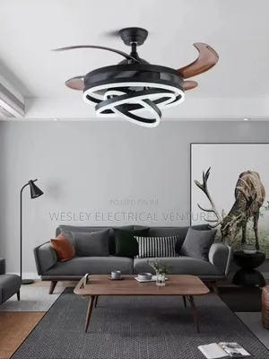 Chandelier Light With Ac Fan and Remote