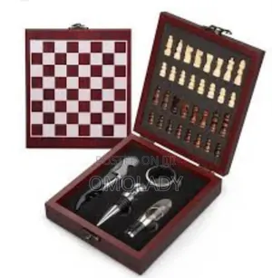 Chess Player and Wine Cocksrew Opener Set