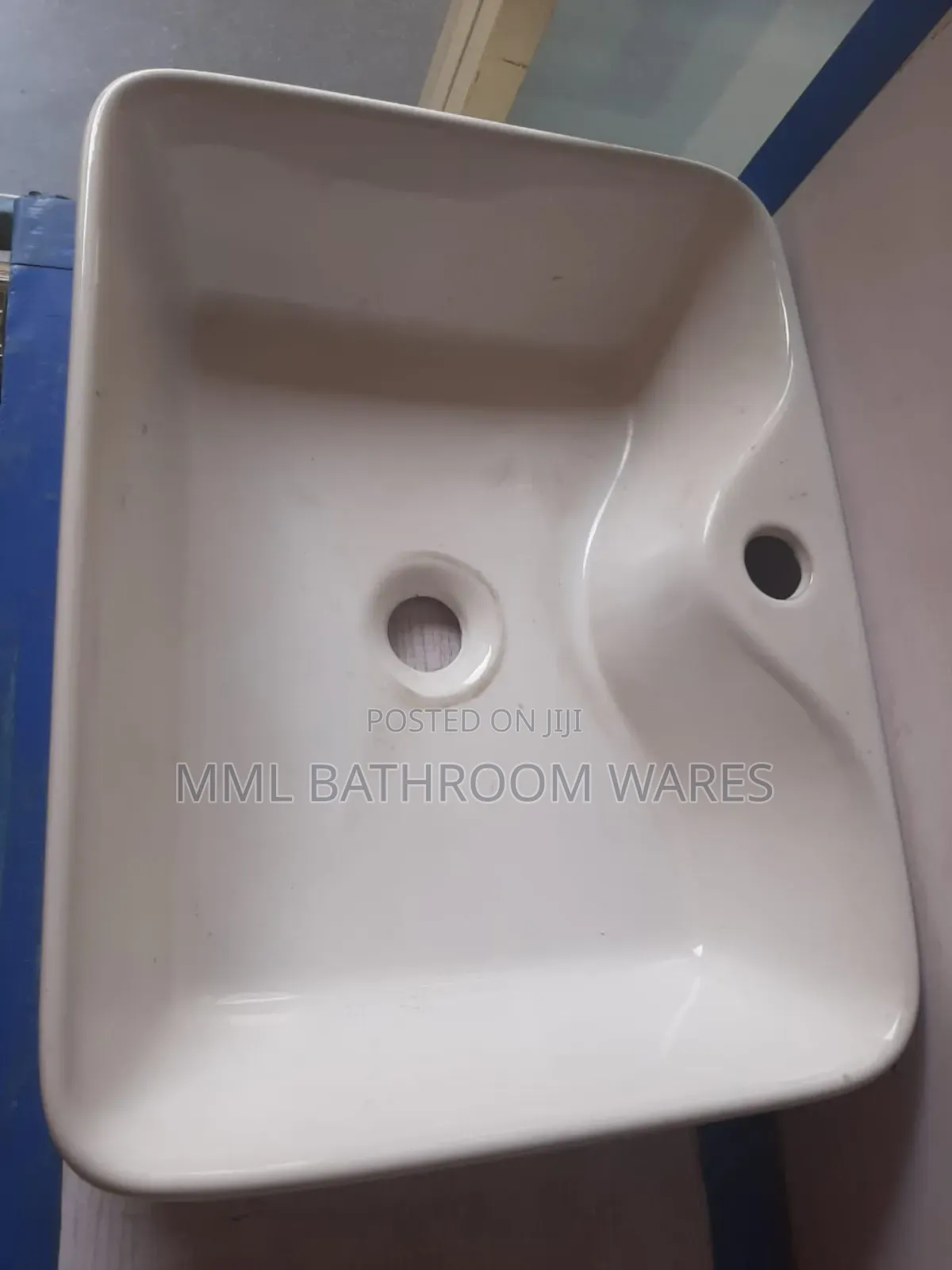 Rectangular Ceramic Countertop Basin