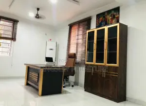 Foreign 1.6 Meter Office Table and Book Shelf