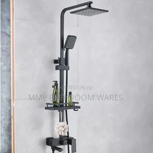 Complete Matte Black Shower Sets