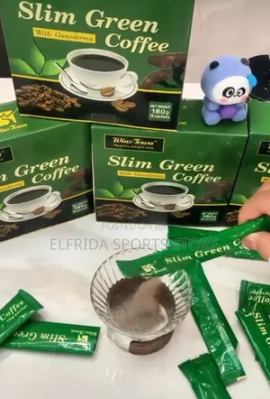 Slim Green Coffee With Ganoderma for Weight Loss Detox – 18 Sachets