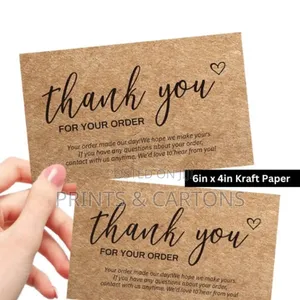 Appreciation Card Printing for Brands
