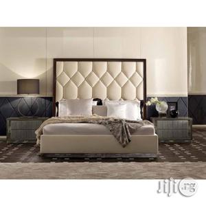 Diamond Upholstered Leather Bed