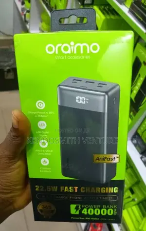 Original Oraimo P400q 40000mah 22.5w Fast Charging Power Bank